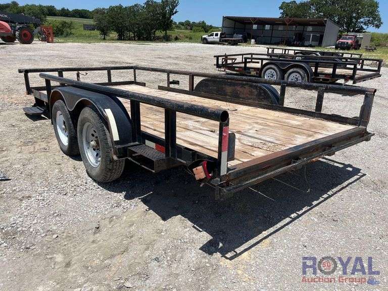 2003 Big Tex 10PI 16ft. T/A Pipe Top Utility Trailer