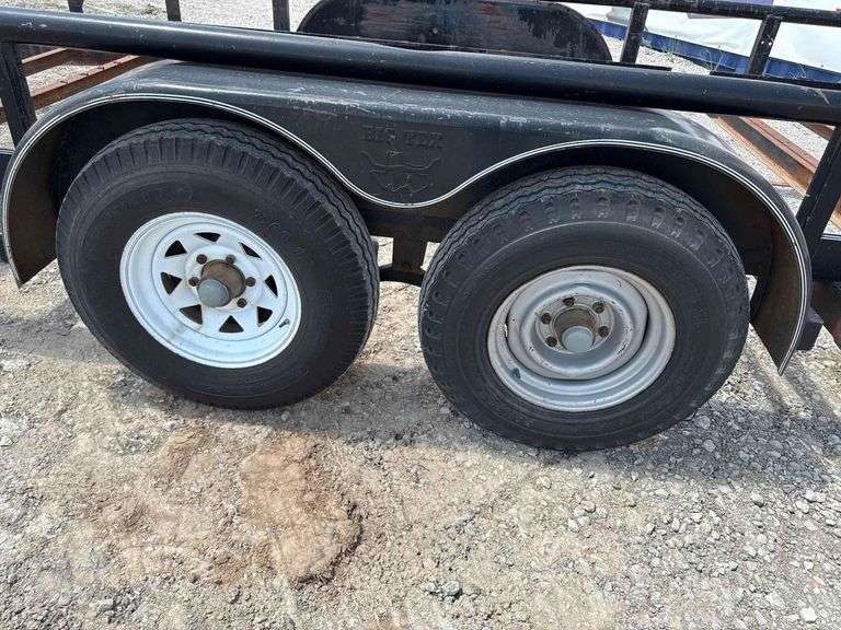 2003 Big Tex 10PI 16ft. T/A Pipe Top Utility Trailer