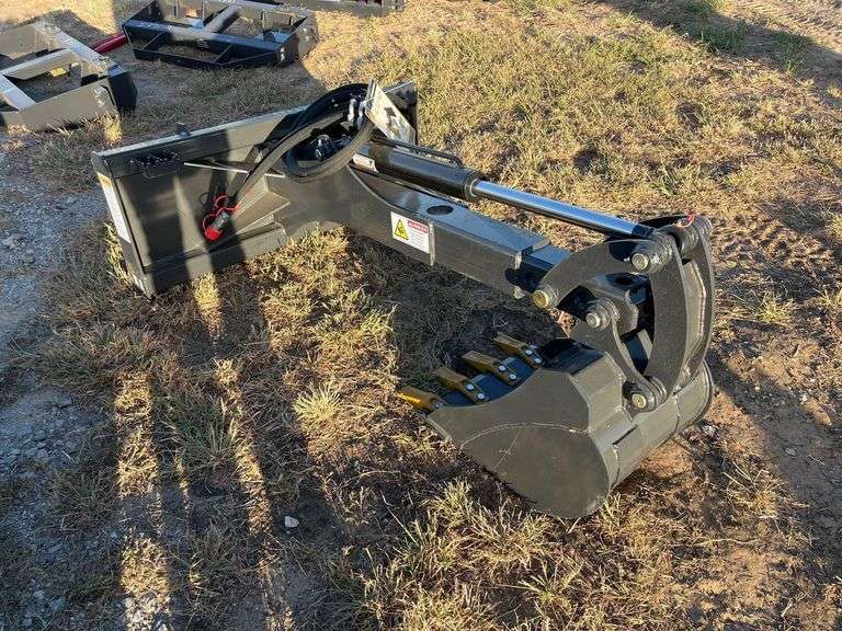 2025 LandHonor BH-12-72D Hydraulic Big Arm Backhoe Skid Steer Attachment