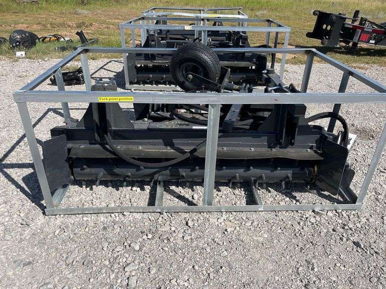 2025 LandHonor PR-12-72W Hydraulic 72in Power Rake Skid Steer Attachment