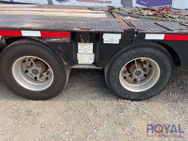 2019 Fontaine Traverse HT T/A 48ft. 41 Ton Hydraulic Dovetail Equipment Trailer