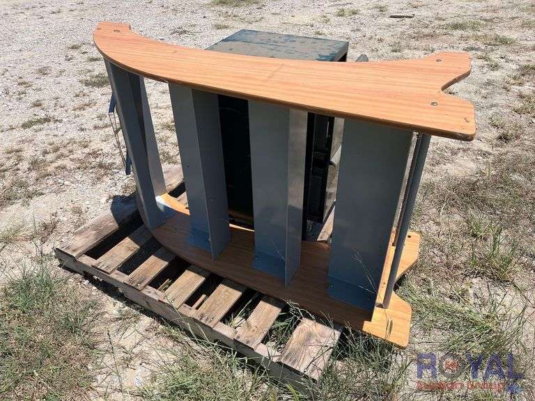 Display Shelf and 2 Drawer File Cabinet
