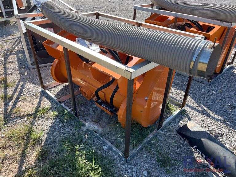 2025 LandHonor DCM-11-250G Hydraulic Double Discharge Concrete Mixer Skid Steer Attachment