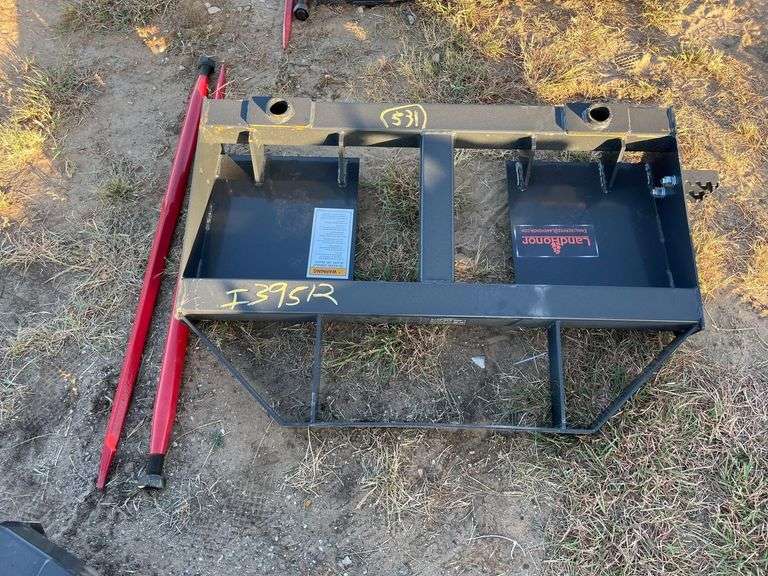 2025 LandHonor BS-12-2500G Bale Spears Skid Steer Attachment