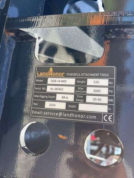 LandHonor 15,000lbs Hydraulic Logging Winch Skid Steer Attachment