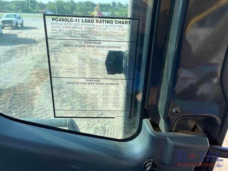2019 Komatsu PC490LC-11 Hydraulic Excavator