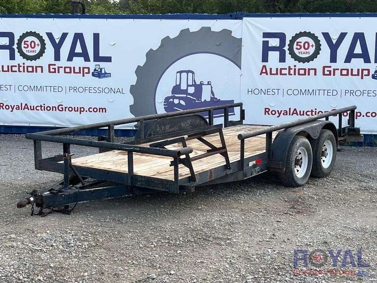 2005 Big Tex 10PI 16ft. T/A Pipe Top Utility Trailer