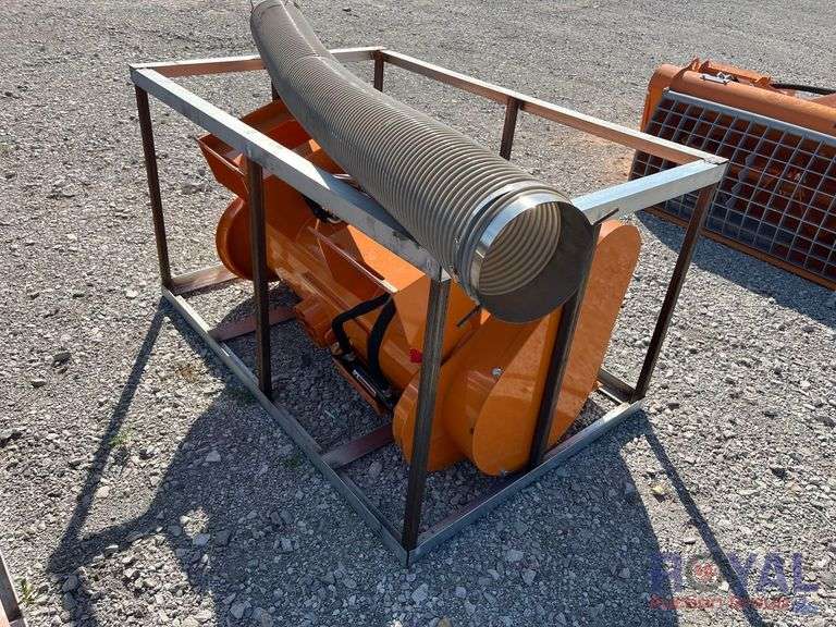 2025 LandHonor DCM-11-250G Hydraulic Double Discharge Concrete Mixer Skid Steer Attachment
