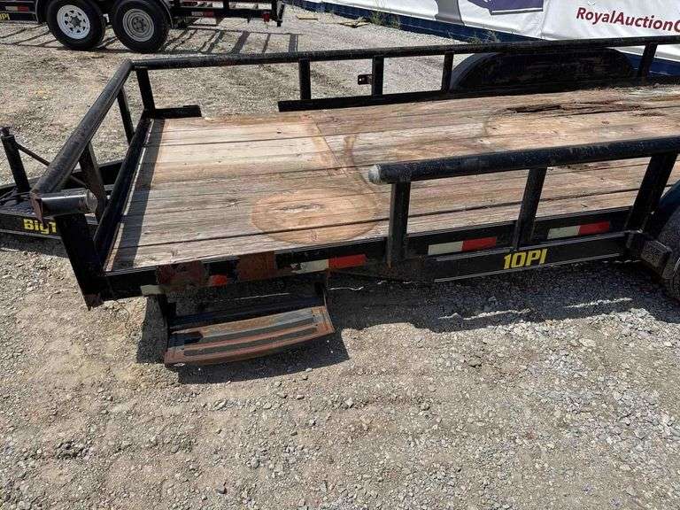 2003 Big Tex 10PI 16ft. T/A Pipe Top Utility Trailer
