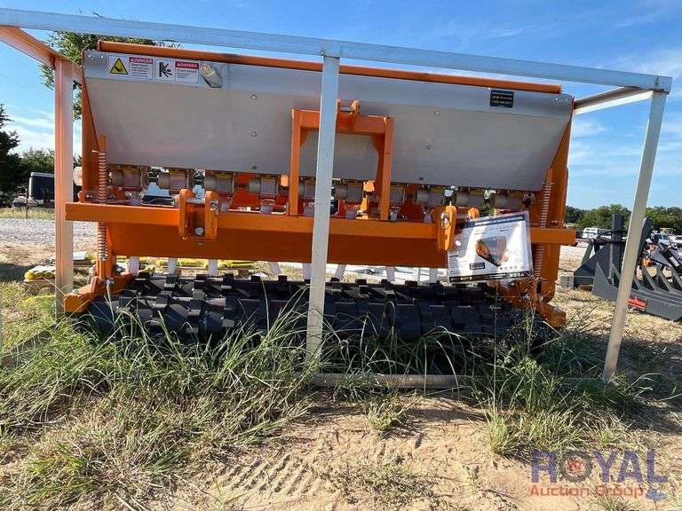2025 LandHonor SD-22-72W 65in No Till Seed Drill for Tractor and Skid Steer Attachment