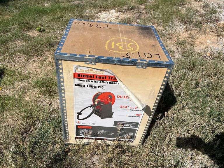 2025 LandHonor LHR-DFP10 Diesel Fuel Transfer Pump with Hose Reel