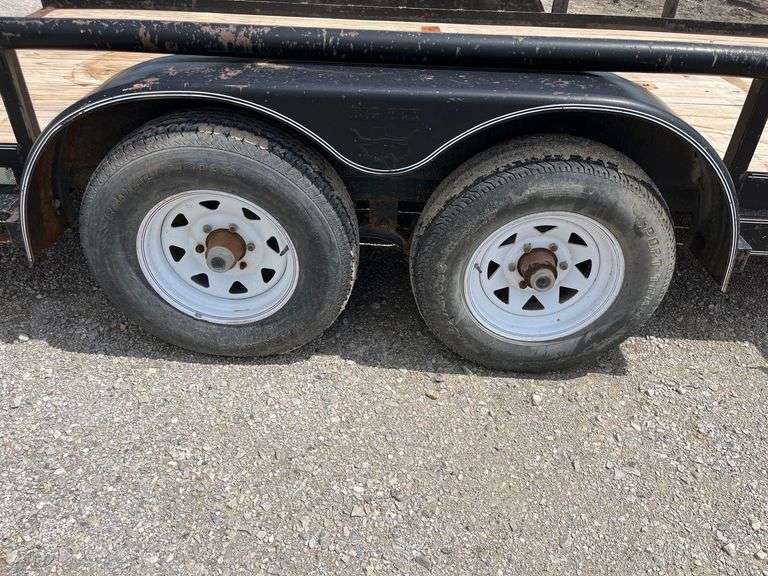 2005 Big Tex 10PI 16ft. T/A Pipe Top Utility Trailer