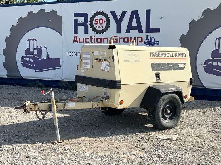 2000 Ingersoll Rand P185WJD Towable Diesel Air Compressor