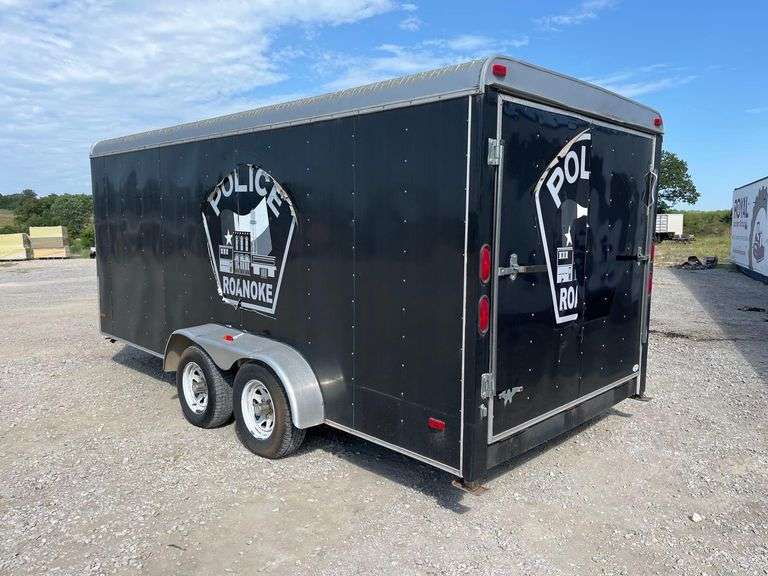 2007 Pace American JT716TA2 20ft T/A Enclosed Trailer