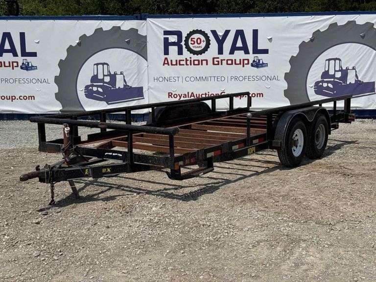 2003 Big Tex 10PI 16ft. T/A Pipe Top Utility Trailer