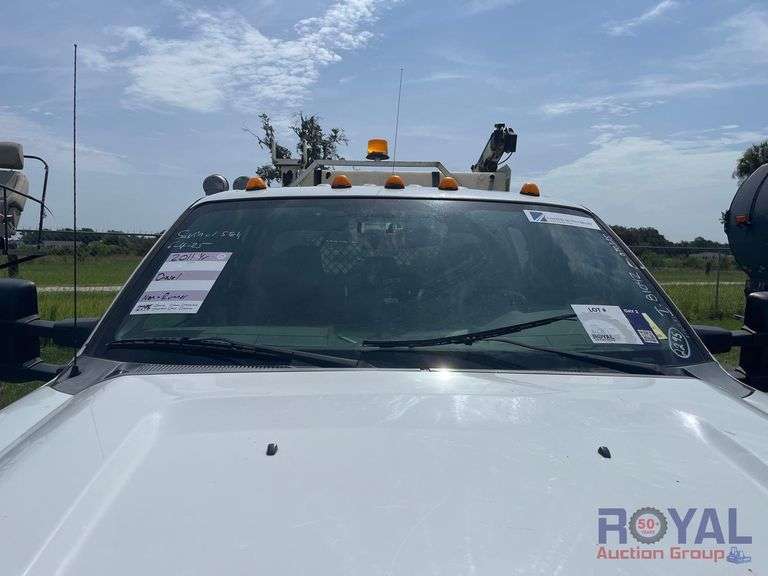 2011 Ford F-550 Iowa 1015 3,200LB Crane Mechanics Truck
