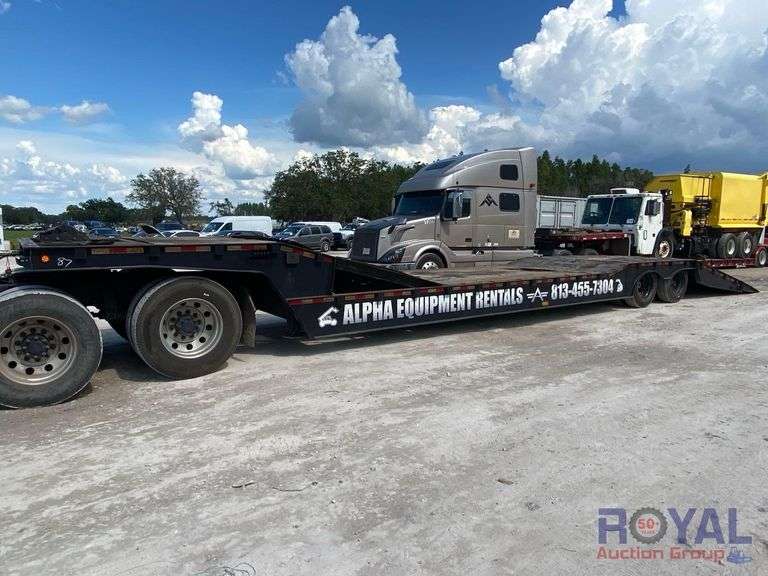 2007 Trail-Eze TE80HT48DD 48ft 48 Ton T/A Lowboy Trailer