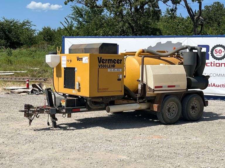 2012 Vermeer V500LEHD Vacuum T/A Towable Trailer