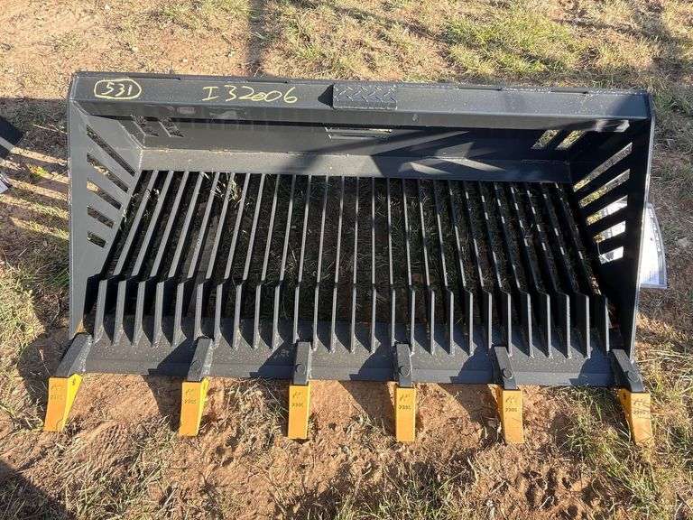 2025 LandHonor RB-14-66W 66in Rock Bucket Skid Steer Attachment