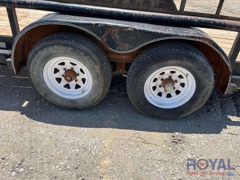 2003 Big Tex 10PI 16ft. T/A Pipe Top Utility Trailer
