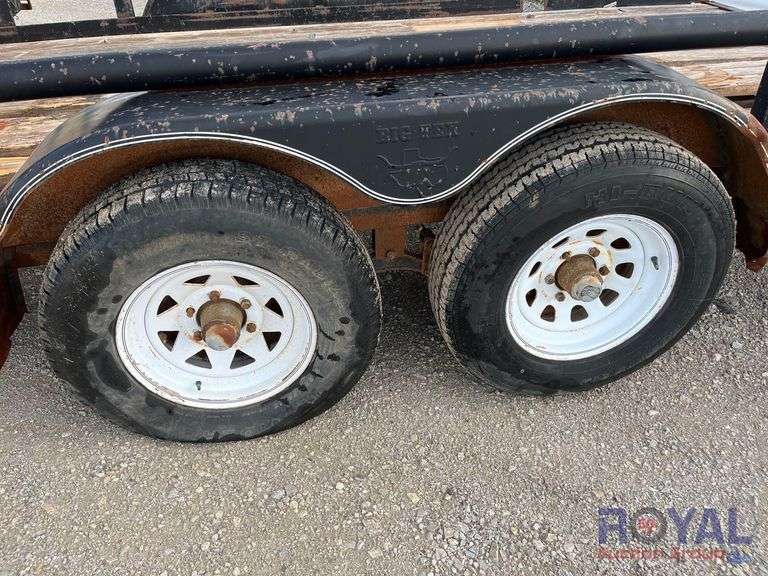 2004 Big Tex 10PI 18ft T/A Pipe Top Utility Trailer