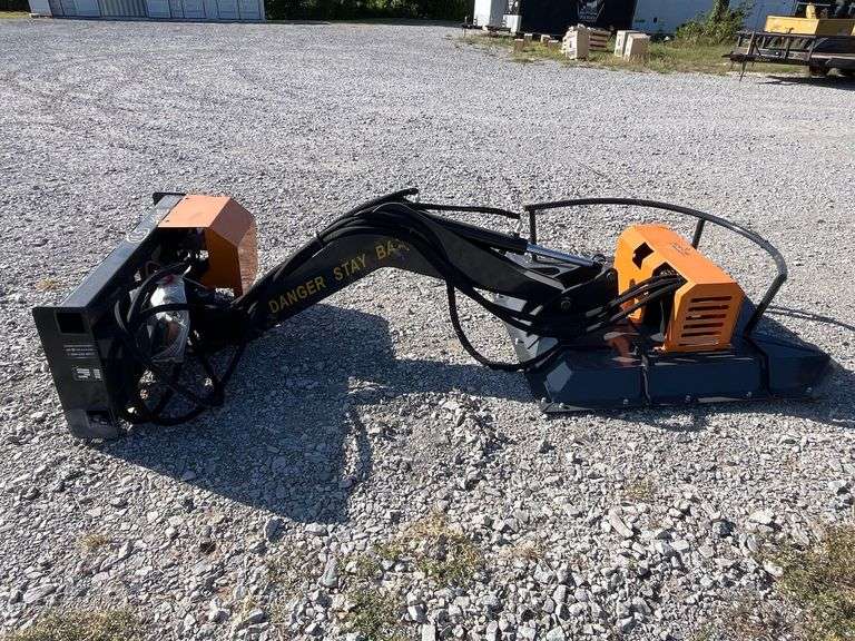 2025 LandHonor ABC-13-125A Hydraulic 42in Articulating Brush Cutter Skid Steer Attachment