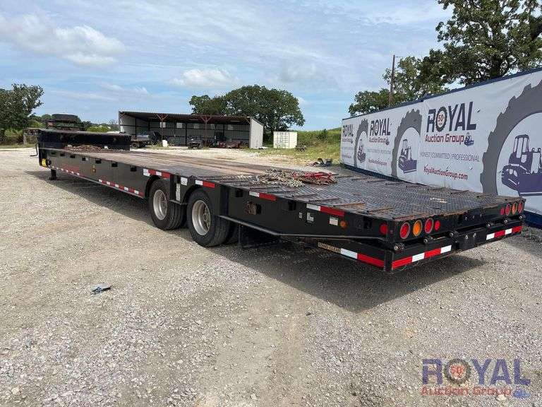 2019 Fontaine Traverse HT T/A 48ft. 41 Ton Hydraulic Dovetail Equipment Trailer