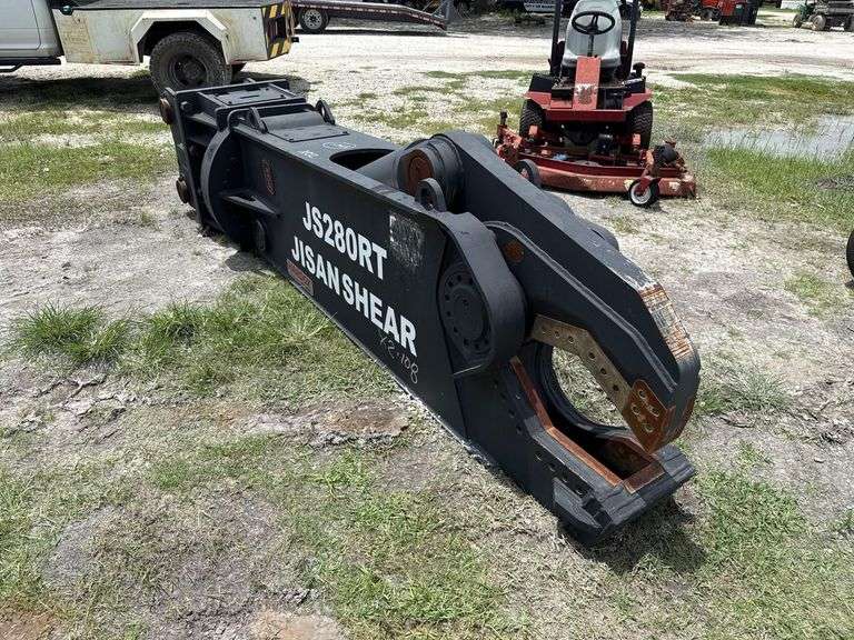 2024 Jisan JS280RT Rotating Hydraulic Demolition Shear Excavator Attachment