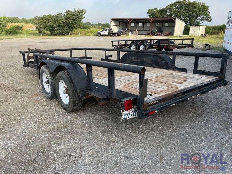 2005 Big Tex 10PI 16ft. T/A Pipe Top Utility Trailer