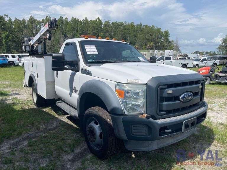 2015 Ford F-550 Auto Crane 4004EH 4,000LB Service Truck