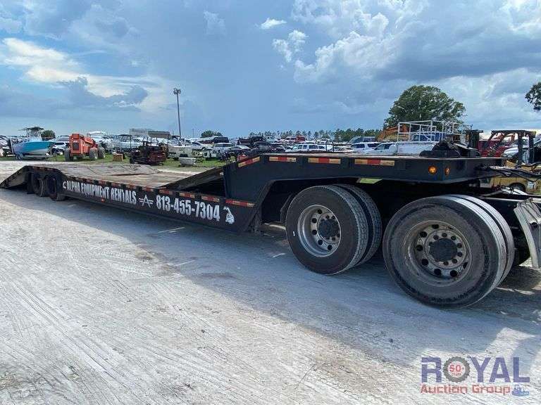2007 Trail-Eze TE80HT48DD 48ft 48 Ton T/A Lowboy Trailer