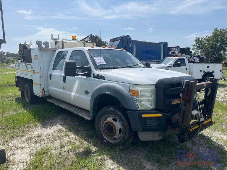 2011 Ford F-550 Iowa 1015 3,200LB Crane Mechanics Truck