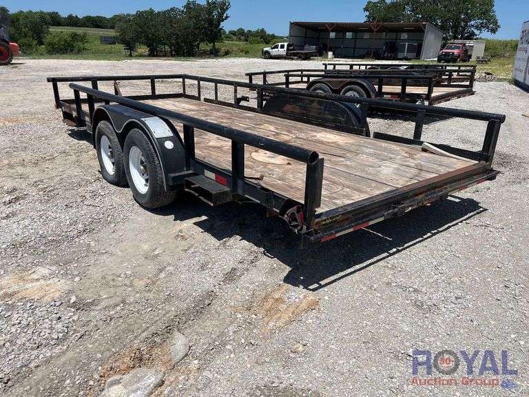 2004 Big Tex 10PI 16ft. T/A Pipe Top Utility Trailer