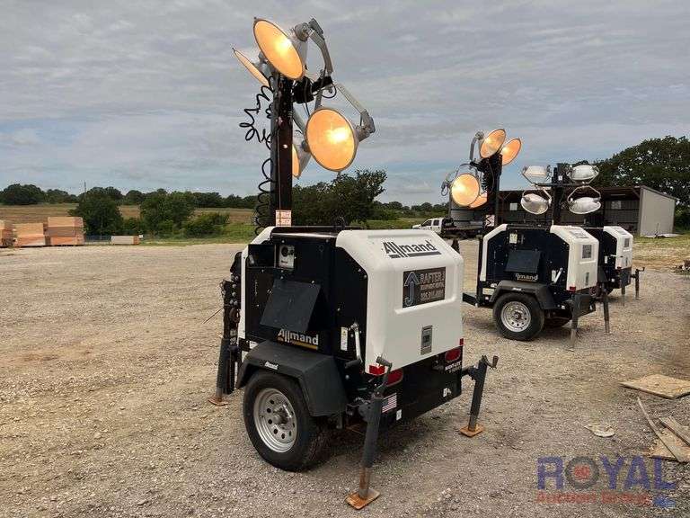 2019 Allmand Night-Lite V-Series S/A Towable Light Tower