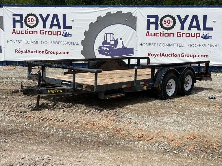2003 Big Tex 10PI 16ft. T/A Pipe Top Utility Trailer