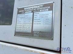 2014 MultiQuip WhisperWatt 40kW Three-Phase Diesel Generator