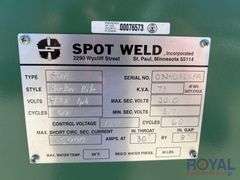 SpotWeld RockerRite 480V Arm Type Spot Welder