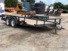 2003 Big Tex 10PI 16ft. T/A Pipe Top Utility Trailer