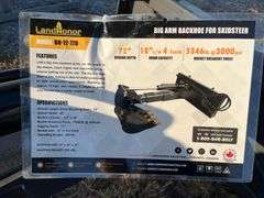 2025 LandHonor BH-12-72D Hydraulic Big Arm Backhoe Skid Steer Attachment