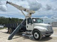2014 International DuraStar 4300 Terex BT3063 30,000lb 63ft Crane Truck