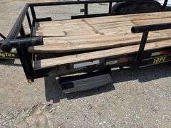 2003 Big Tex 10PI 16ft. T/A Pipe Top Utility Trailer