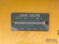 1998 John Deere 544H Articulated Wheel Loader