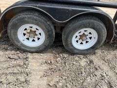 2003 Big Tex 10PI 16ft. T/A Pipe Top Utility Trailer
