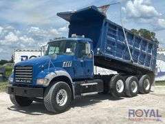2012 Mack GU713 Tri-Axle 21Yd Ox Bodies Dump Truck