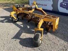 S Houle WD-10B Pull-Behind Hydraulic Turf Aerator Tractor Attachment