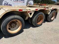 2009 Trail King TK110HDG-523 RGN 66 Ton Tri-Axle Lowboy Trailer