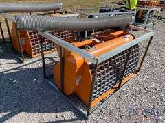2025 LandHonor DCM-11-250G Hydraulic Double Discharge Concrete Mixer Skid Steer Attachment