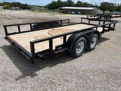 2005 Big Tex 10PI 16ft. T/A Pipe Top Utility Trailer