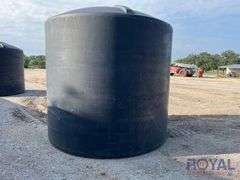 3000 Gallon Black Poly Water Tank