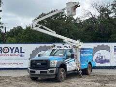 2012 Ford F-550 4x4 Versalift VO36I-01 36ft Insulated Bucket Truck